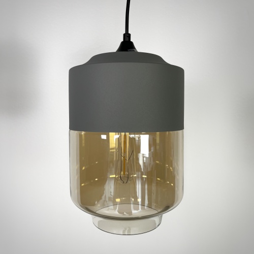 Подвесной светильник NORD A D18 Gray/Amber 190486-26