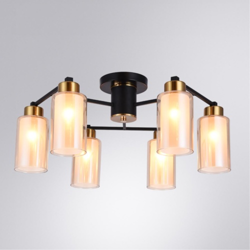 Потолочная люстра Arte lamp A7027PL-6BK СВЕТИЛЬНИК ПОТОЛОЧНЫЙ