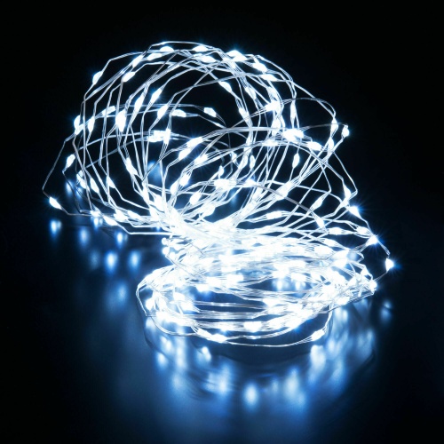 Гирлянда бытовая электрическая нить Eurosvet 400-009 белый