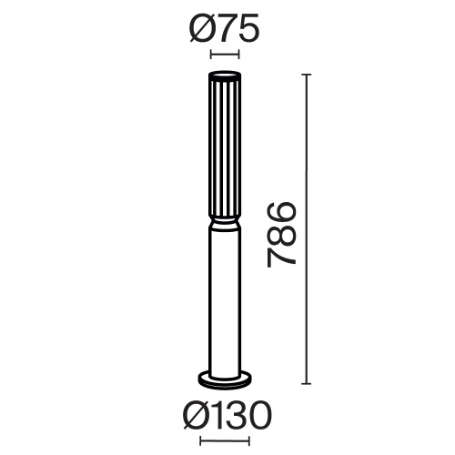 Ландшафтный светильник Outdoor O593FL-L12BR3K