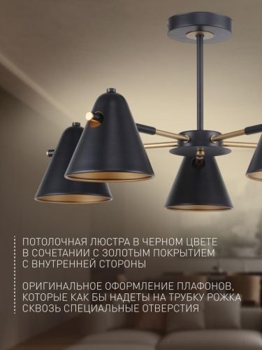 Потолочная люстра 2844-5P