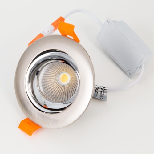 CLD001NW5 Альфа ХромМат+Хром Св-к Встр. LED 7W*3500K