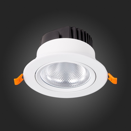 ST211.538.15.36 Св-к встр. Белый LED 1*15W 3000K 1 125Lm Ra80 36° IP20 D109xH65 220-240V Встраиваемые светильники