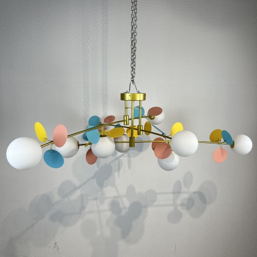 Потолочная люстра Light of MATISSE B D120 Gold Multicolor 194952-23