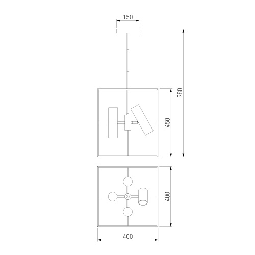 Потолочный светильник Eurosvet 70142/8 латунь