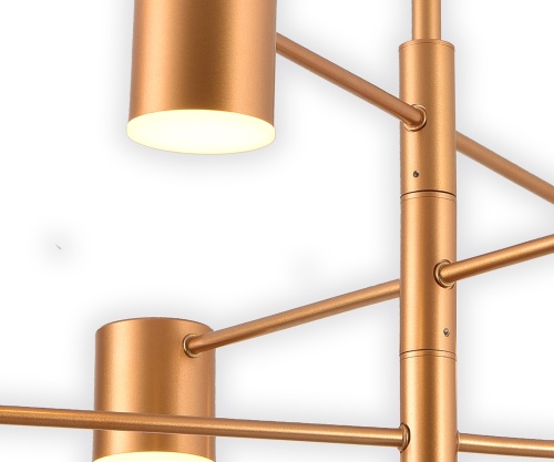 Люстра Kink Light Мекли мат.золото Led 42W 07650-6,33(3000K)