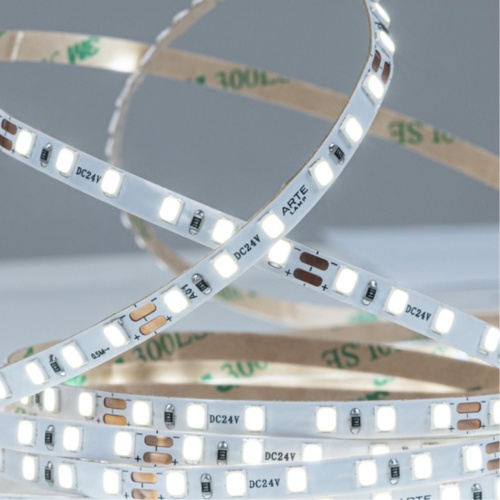 Arte lamp A2412005-03-6K Светодиодная лента 24В 9,6Вт/м 1000Лм/м 6000К 90+ 5мм SMD2835 120шт/м 5м IP20