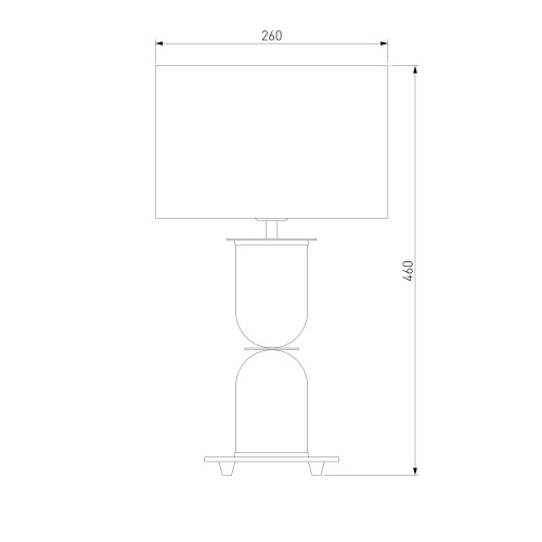 Настольный светильник Eurosvet 01153/1 никель
