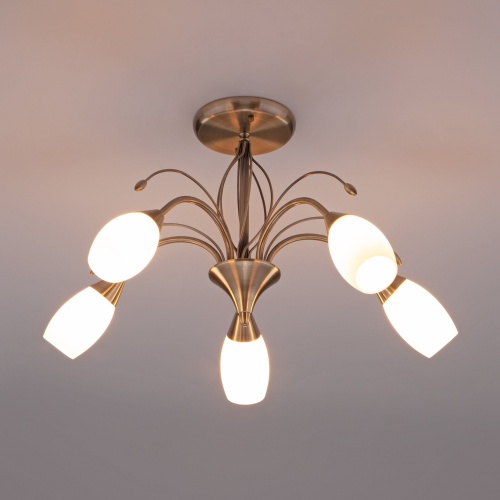 Потолочный светильник Eurosvet 30280/5 античная бронза