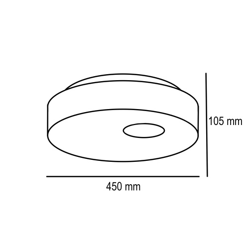 Потолочный светильник ECLA D45 189550-26