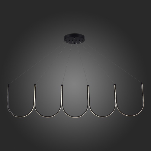 SL6202.413.01 Светильник подвесной ST-Luce Черный LED 1*68W 3000K HEIT