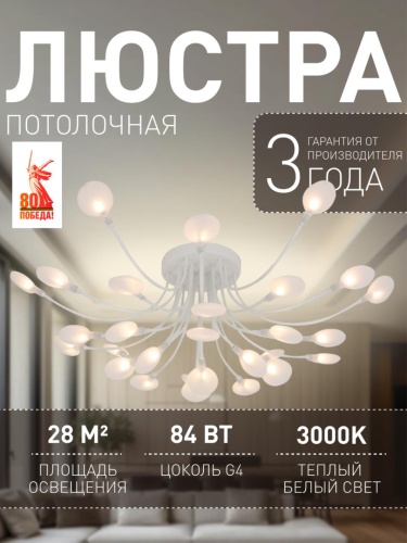 Потолочная люстра 4198-28C