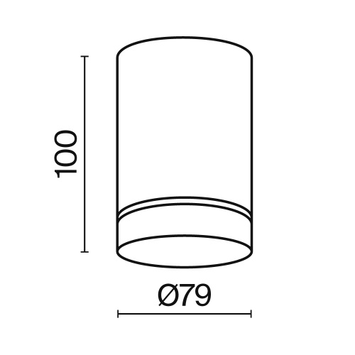 Потолочный светильник Technical C085CL-9W4K-W
