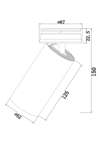 Потолочный светильник Technical C057CL-L12B3K