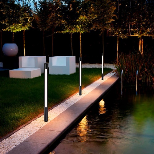 Уличный столб Favourite 4394-1T, уличный светильник, D40xH765, LEDx8W, 700LM, 3000K, IP54, included