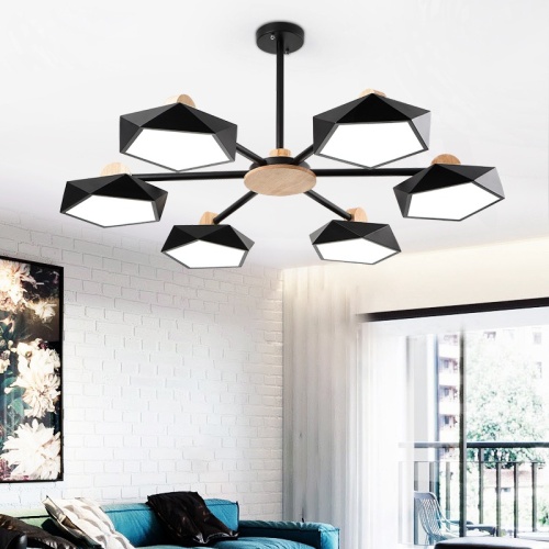 Подвесная Люстра Geometric Ch 6 Черная от Imperiumloft 140731-26