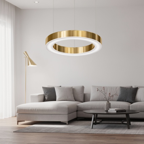 Подвесная люстра Light Ring Horizontal D50 Золотой 177929-22