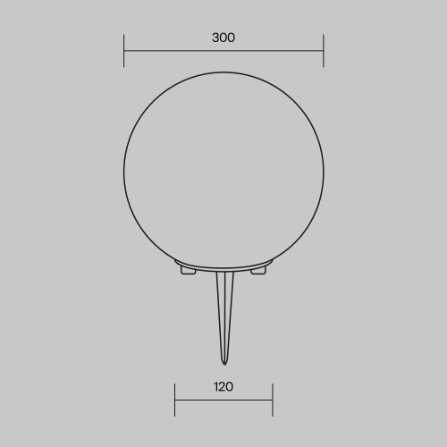 Ландшафтный светильник Outdoor O594FL-01W