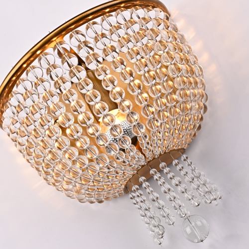 Бра Jacqueline White Sconce Brass от Imperiumloft 219343-22