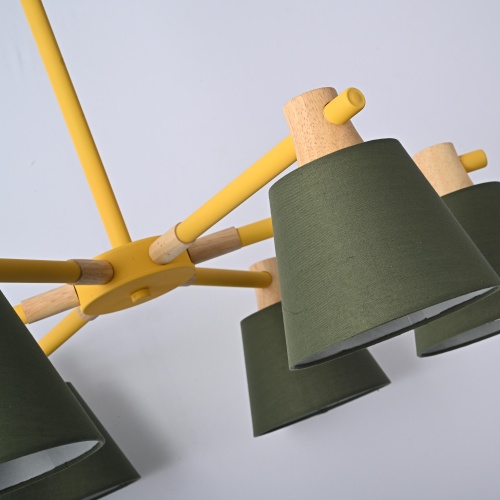 Люстра на штанге NATURA A GREEN 6 177993-26