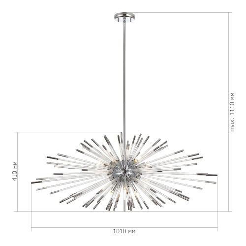 SL1097.103.09 Светильник подвесной ST-Luce Хром G9 9*5W CALLIO
