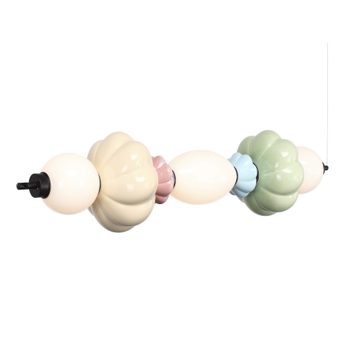 SL6134.443.01 Светильник подвесной ST-Luce черный/зеленый, розовый, желтый, синий, опаловый LED 1*24 ФЛОРЕНТИНИ