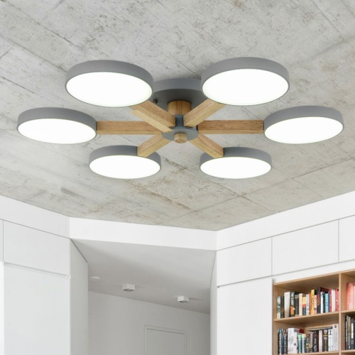 Потолочная люстра TURNA 3 Gray 178332-26