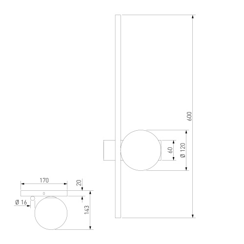 Настенный светильник Eurosvet 503052 хром