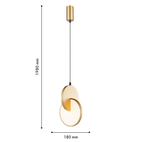 Подвес F-Promo 4608-1P, подвес, L180xW170xH405/1980, LEDx7W, 910LM, 3000K, included