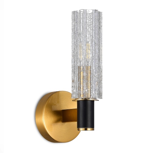 SL1238.301.01 Бра ST-Luce Латунь/Кракелированное стекло E14 1*40W КАЗАЛЕ