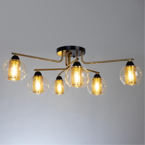 Потолочная люстра Arte lamp A7045PL-6BK СВЕТИЛЬНИК ПОТОЛОЧНЫЙ