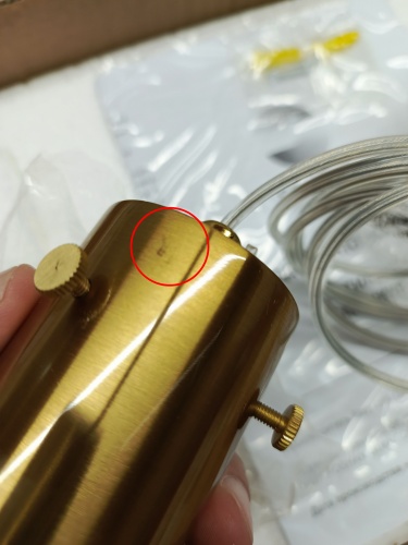 utsenka-SL1229.313.01 Подвес ST-Luce Латунь/Прозрачный GU10 1*5W ТЕРНИ