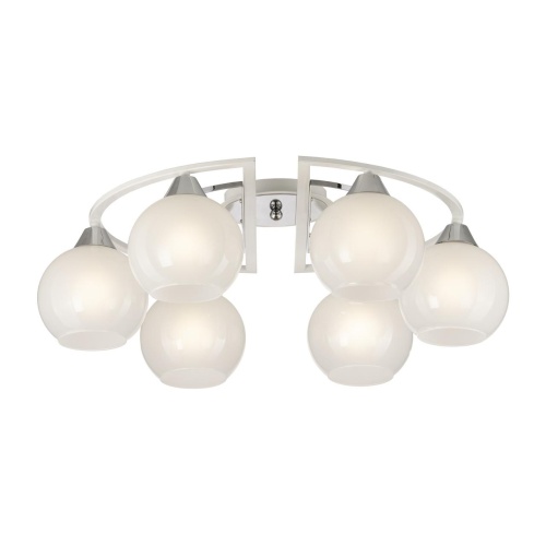 CL121160 Отто Белый+Хром Св-к Люстра