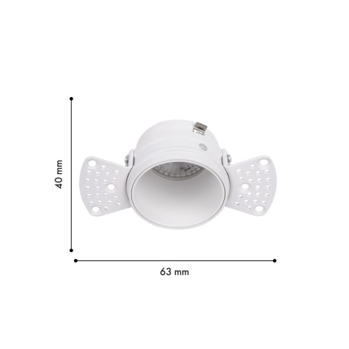 Врезной светильник под штукатурку Favourite 4526-1C, врезной светильник под штукатурку, L63xH40, cutout:D67, 1xGU10x35W, IP20, excluded
