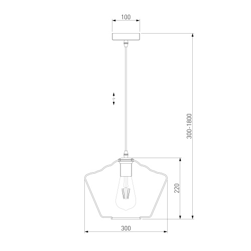 Подвесной светильник Eurosvet 50199/1 золото