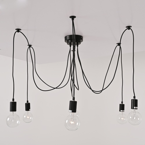 Люстра Spider Black L6 ImperiumLoft 352852-26