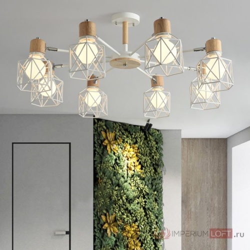 Потолочная Люстра Corf B3 Green 6 Lamps от Imperiumloft 189484-26