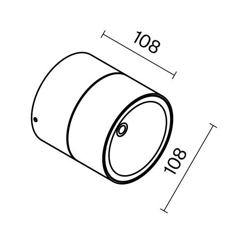 Уличный потолочный светильник Outdoor O310CL-L12GF3K