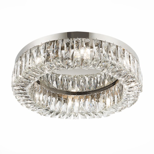 SL1226.102.08 Люстра потолочная ST-Luce Никель/Прозрачный E14 8*40W РИФРАЦИО