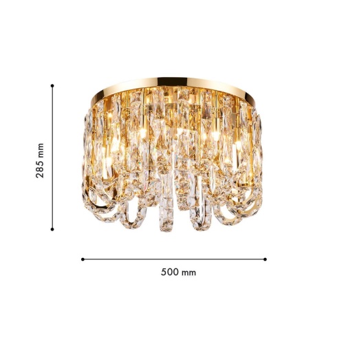 Потолочная люстра Favourite 4721-12C, потолочная люстра, D500xH310, 12xG9x40W, excluded