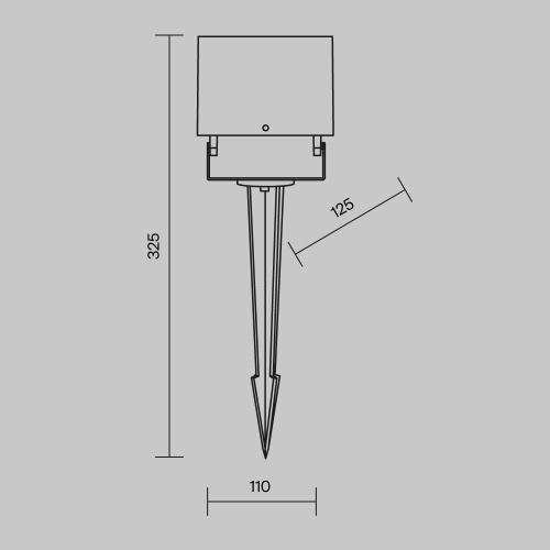 Ландшафтный светильник Outdoor O309FL-L18B3K