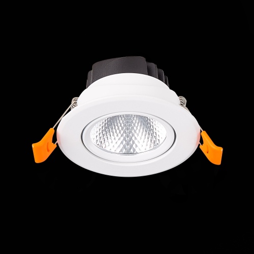 ST211.538.08.36 Св-к встр. Белый LED 1*8W 3000K 640Lm Ra80 36° IP20 D86xH50 220-240V Встраиваемые светильники