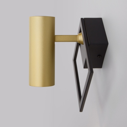 Настенный светильник Eurosvet 20091/1 LED черный/ золото