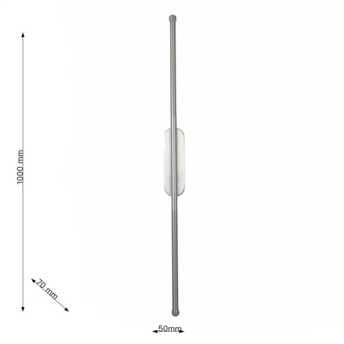 Бра Favourite 3002-2W, настенный светильник, D35xW45xH1000, LEDx15W, 1000LM, 3000K, included