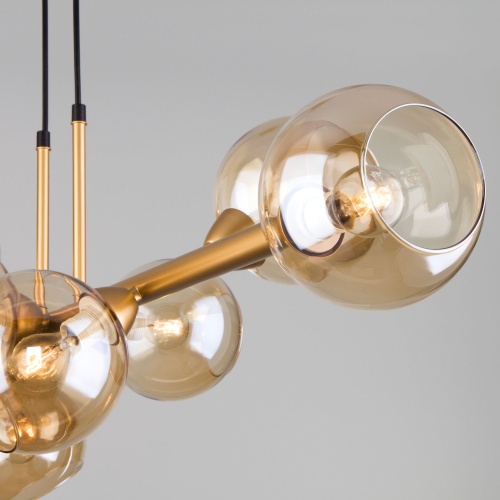 Подвесной светильник Eurosvet 70113/8 янтарный Smart