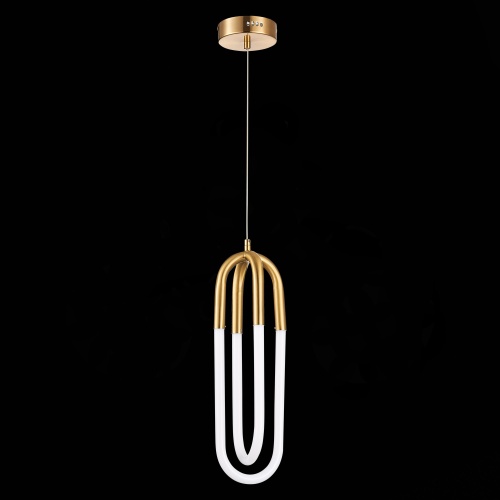 SL1579.303.02 Подвес ST-Luce Латунь/Латунь, Белый LED 2*14W 3000K MOFISTO