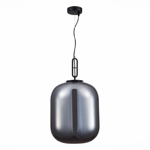SL1050.713.01 Светильник подвесной ST-Luce Черный/Дымчатый E27 1*40W БУРАСКА