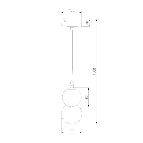  Eurosvet 50250/1 LED/ подвесной светильник/ белый