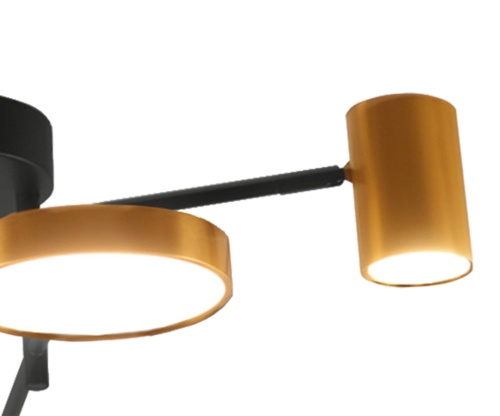 Люстра Kink Light димм. Рапис черный/бронза 07645-6D,19(20)