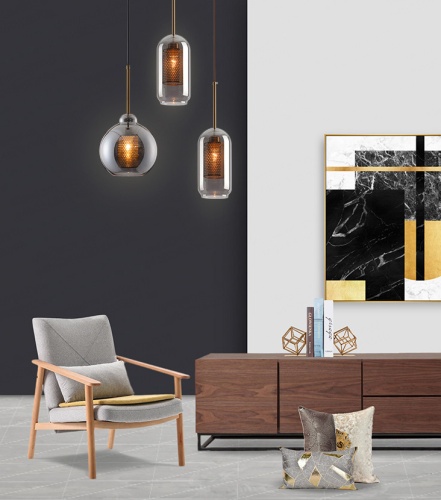 Подвесной светильник CATCH SMOKY B D30 224328-23